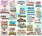 Kit Digital Lettering Frases Feliz Páscoa Arquivos sem fundo Png - Thumbnail 2