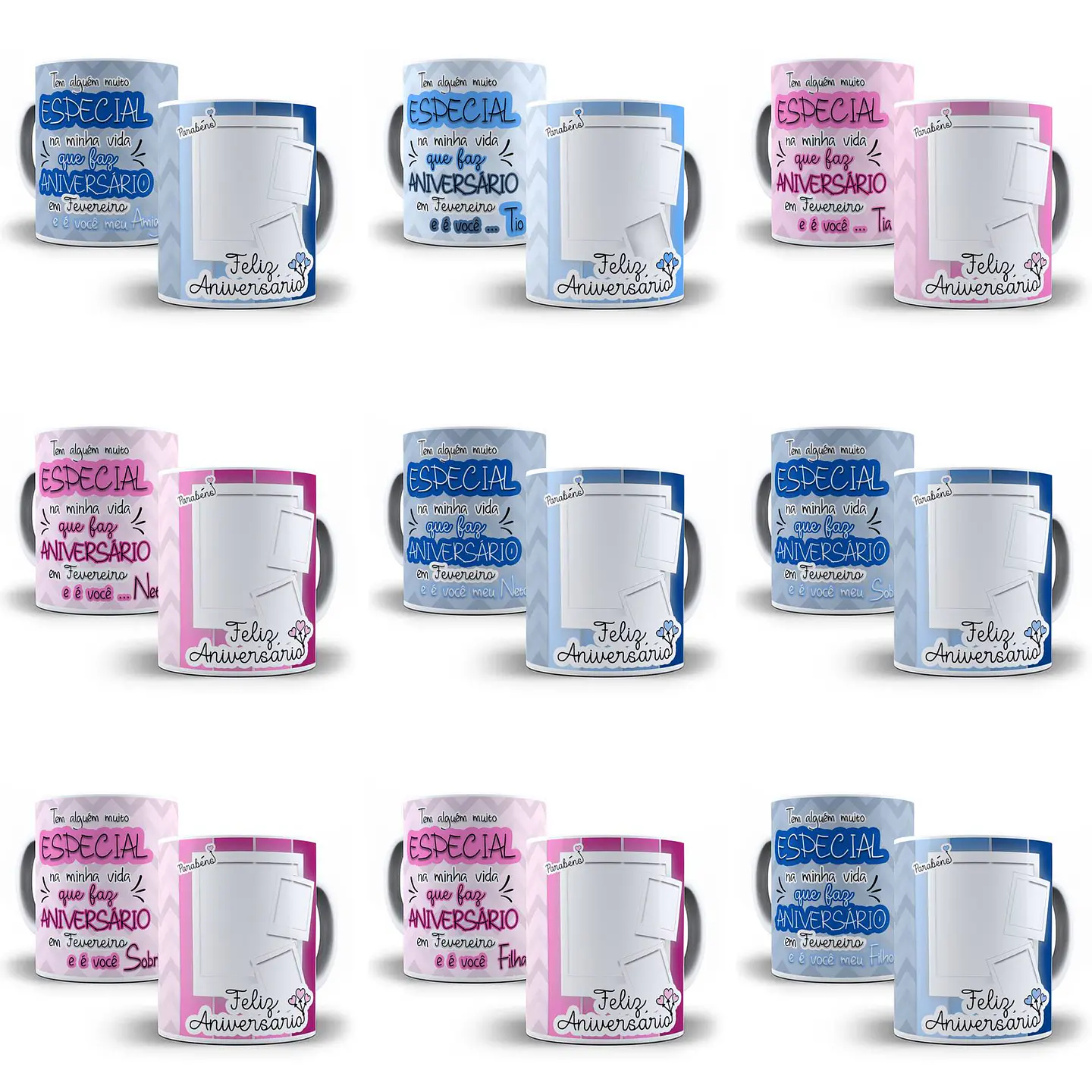 28 Artes para Caneca Aniversário Especial Editável em Photoshop + Png 2