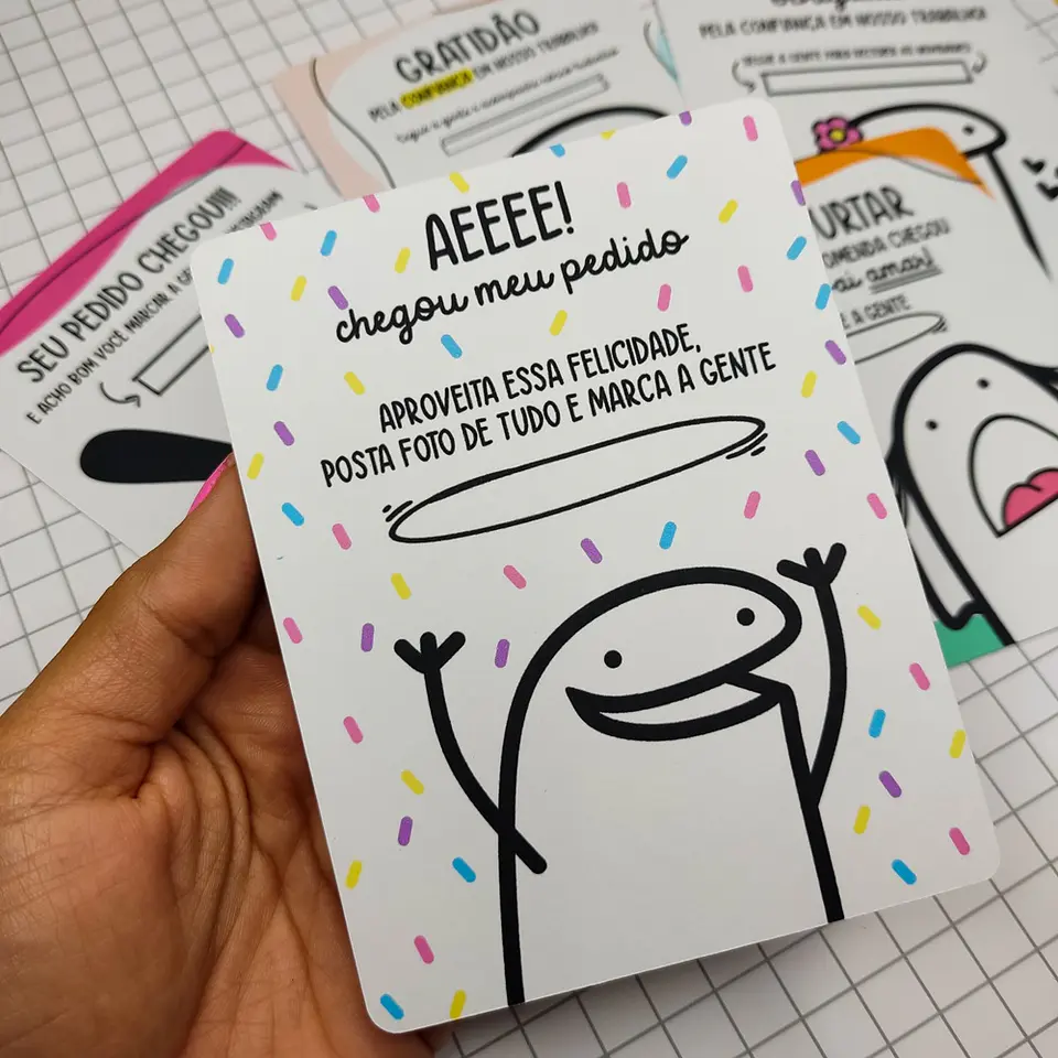 16 Artes para Cartões de Agradecimento Flork Arquivos Jpeg 2