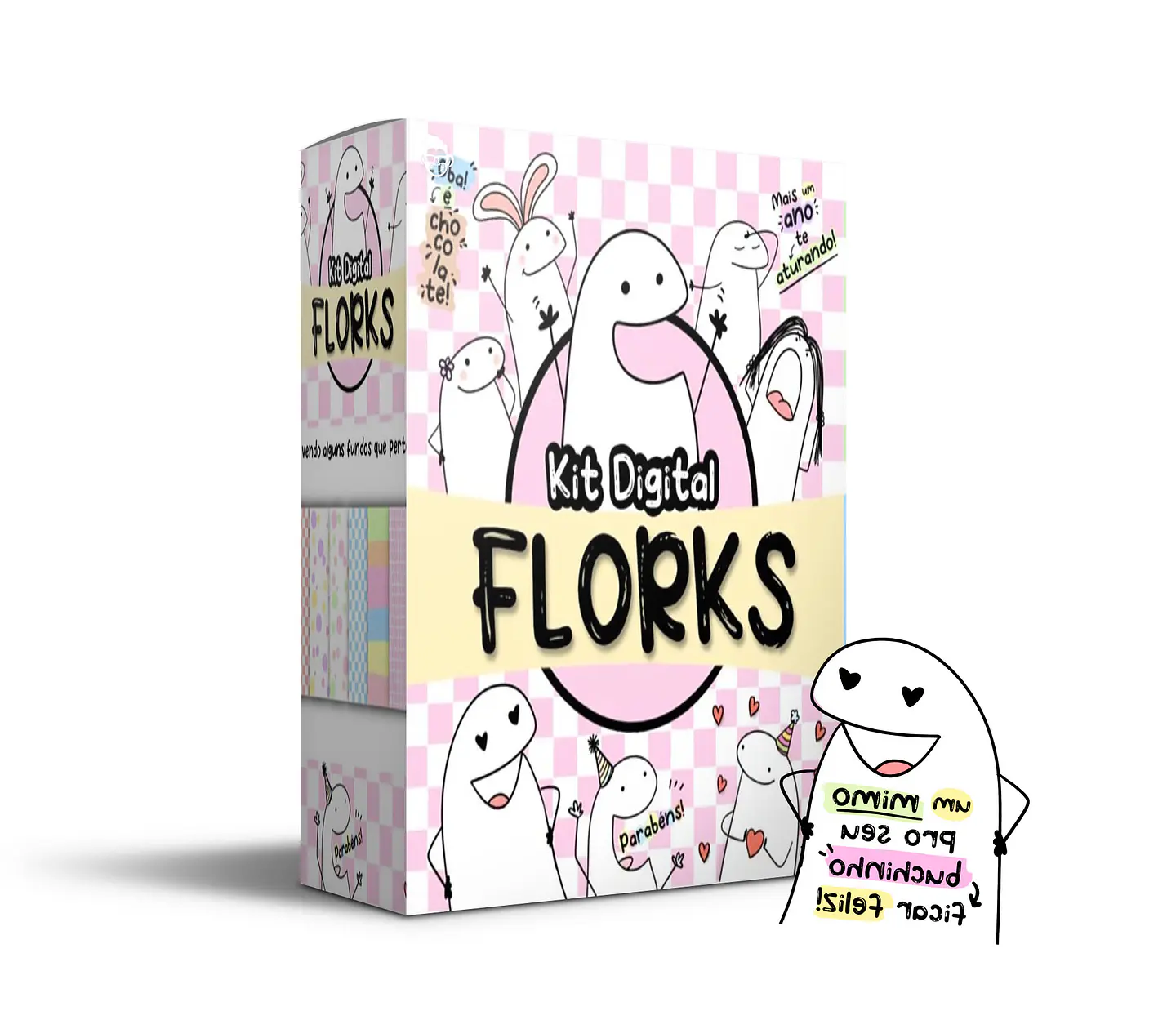 Kit Digital Flork Bento Memes sem fundo Lt3 Arquivos Png 1