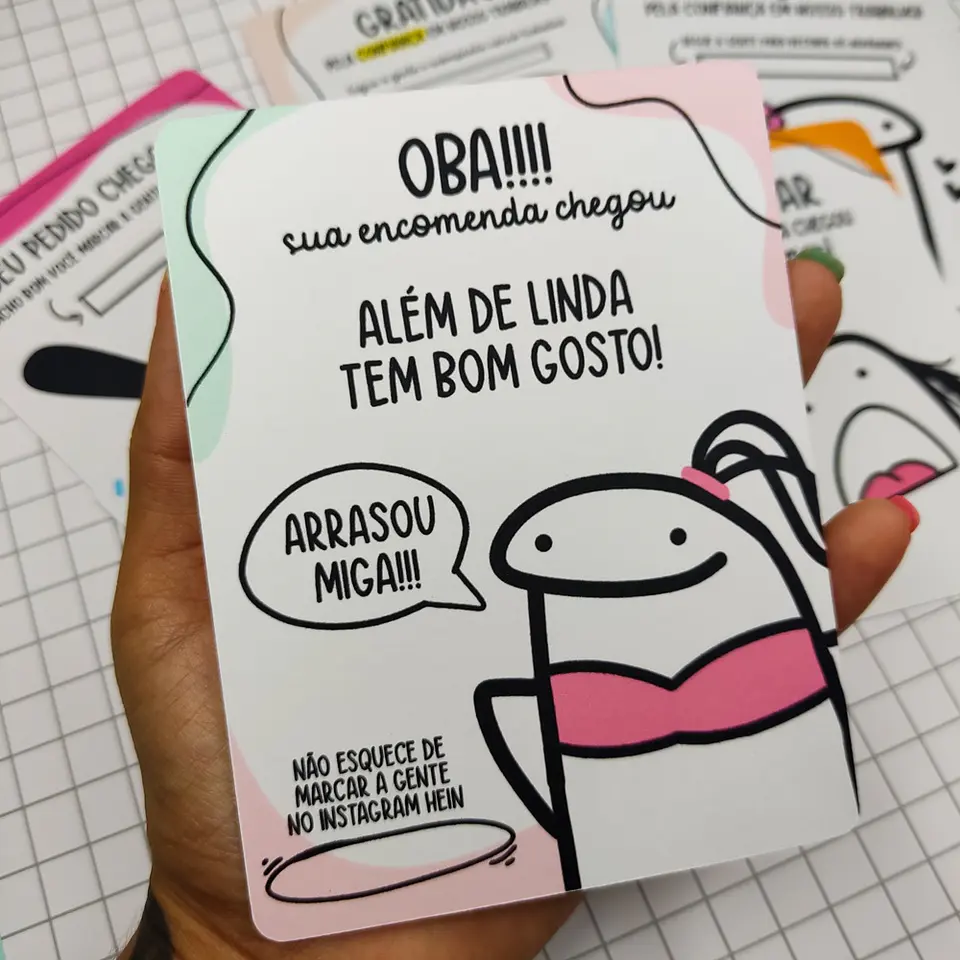 16 Artes para Cartões de Agradecimento Flork Arquivos Jpeg 3
