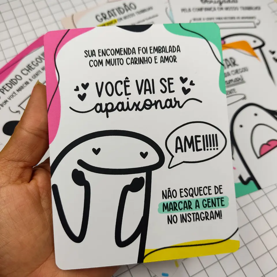 16 Artes para Cartões de Agradecimento Flork Arquivos Jpeg 4