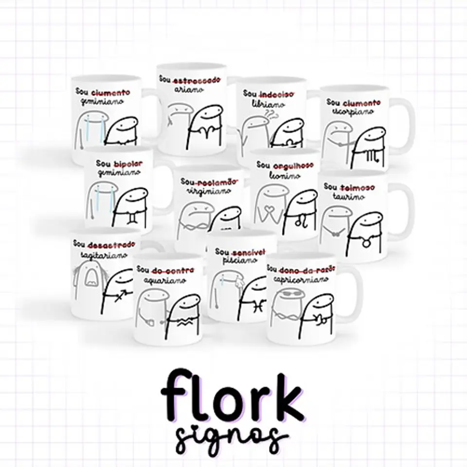 Kit Digital Flork Signos sem fundo Lt5 Arquivos Png 3