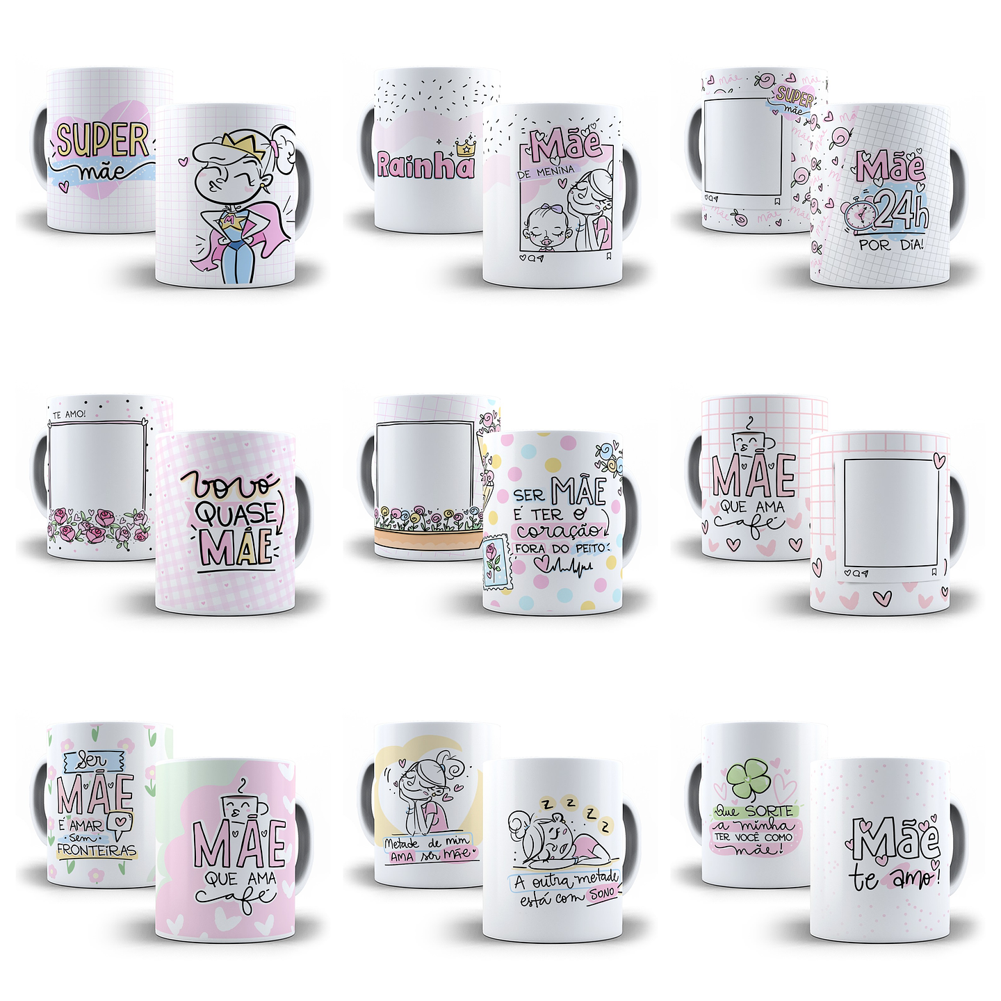 21 Artes Caneca Dia das Mães Arquivos Png e Jpg 2