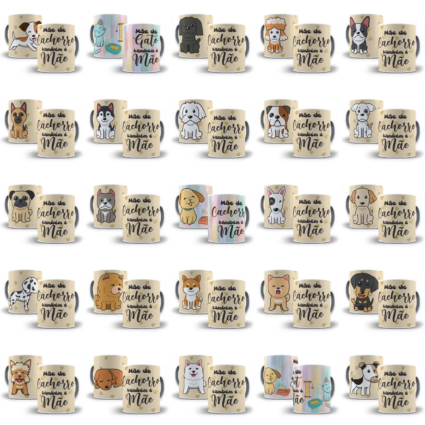 Arte Caneca Mães Completo 733 Arquivo Png + Mockups 8