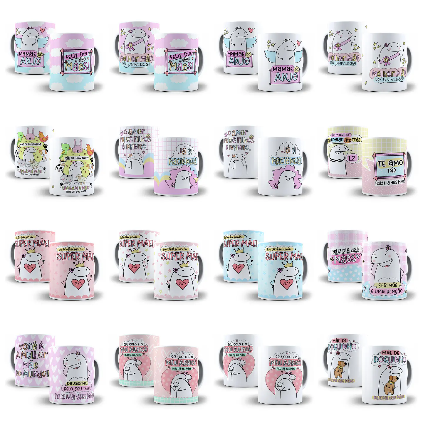 84 Artes Caneca Flork Dia das Mães Arquivos Png e Jpg 2