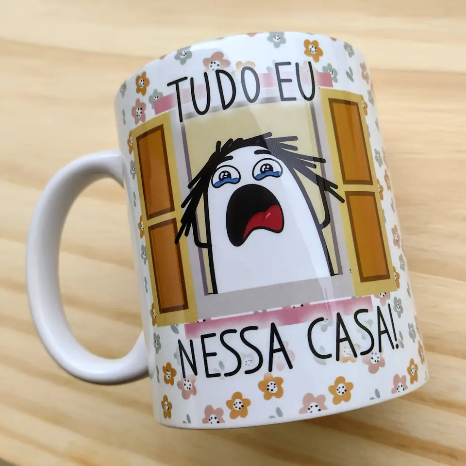 60 Artes Caneca Flork Dia das Mães Editável Corel Draw + Png 10