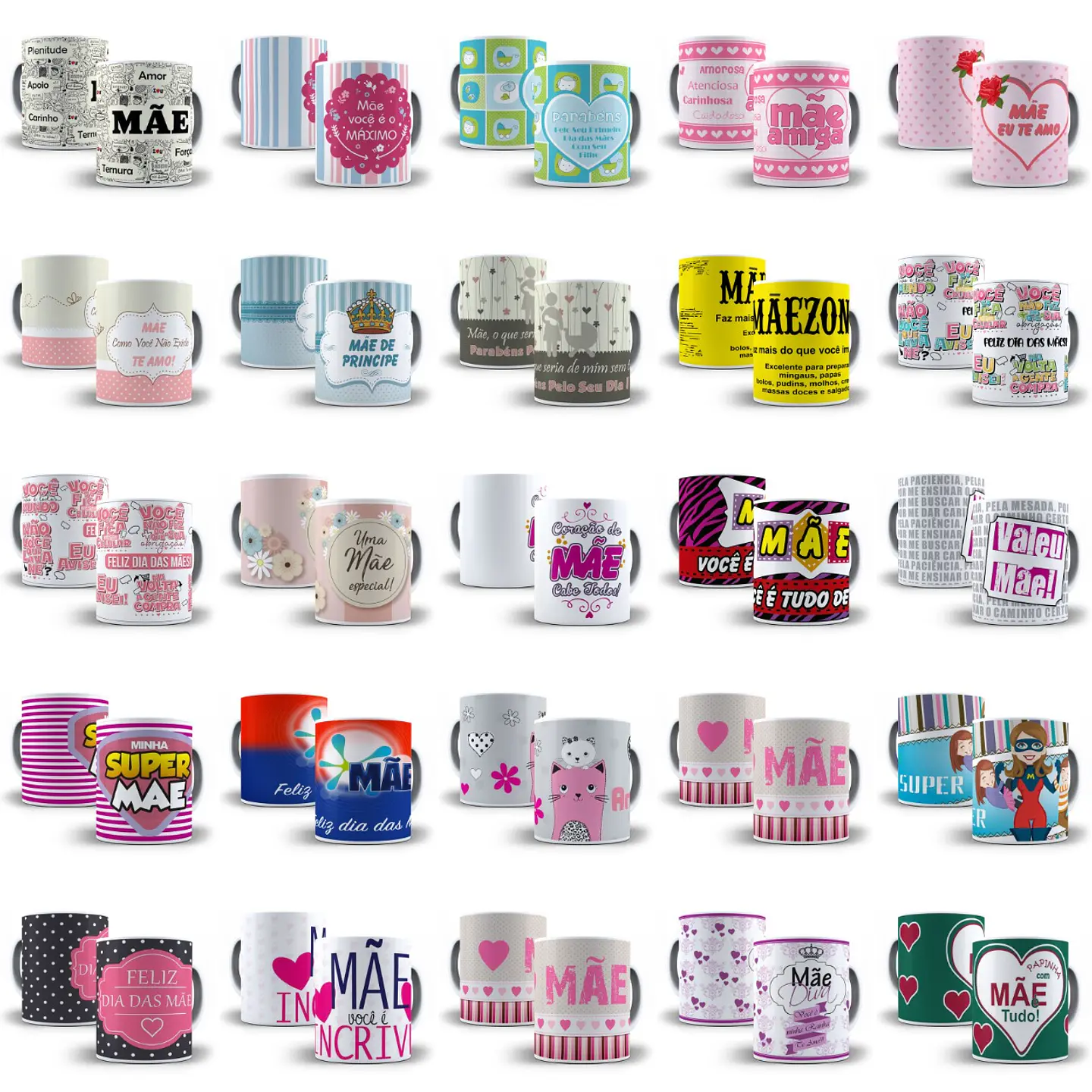 Arte Caneca Mães Completo 733 Arquivo Png + Mockups 12