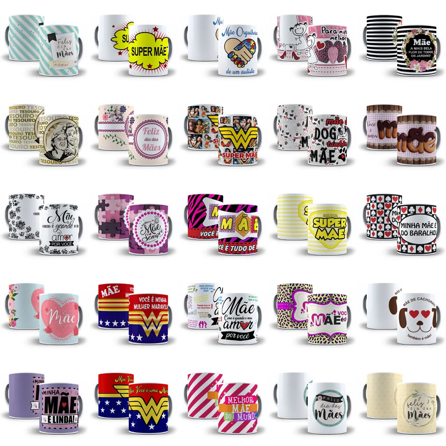 Arte Caneca Mães Completo 733 Arquivo Png + Mockups 13