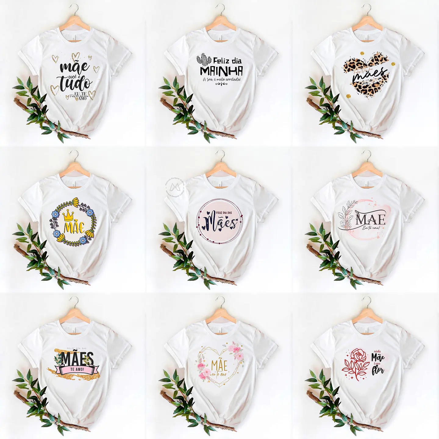 46 Artes Canecas Dia das Mães Arquivos Editável em Corel Draw 5