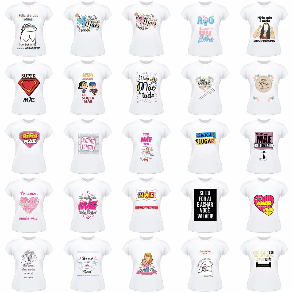 Arte Caneca Mães Completo 733 Arquivo Png + Mockups 15
