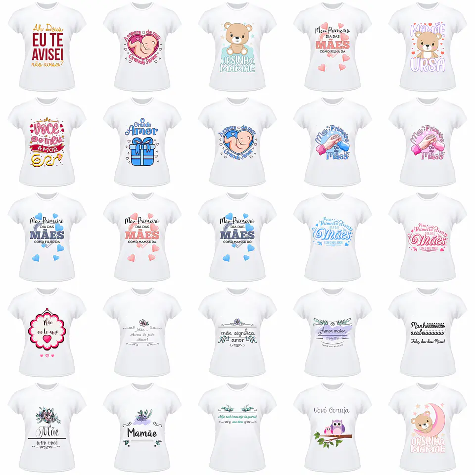 Arte Caneca Mães Completo 733 Arquivo Png + Mockups 16