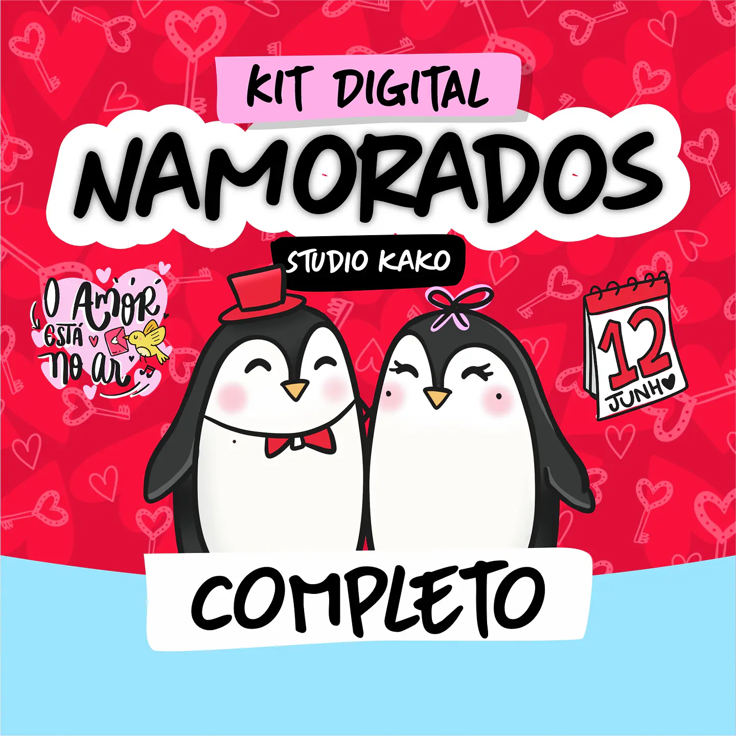 Kit Digital Dia dos Namorados Arquivos sem fundo Png 1