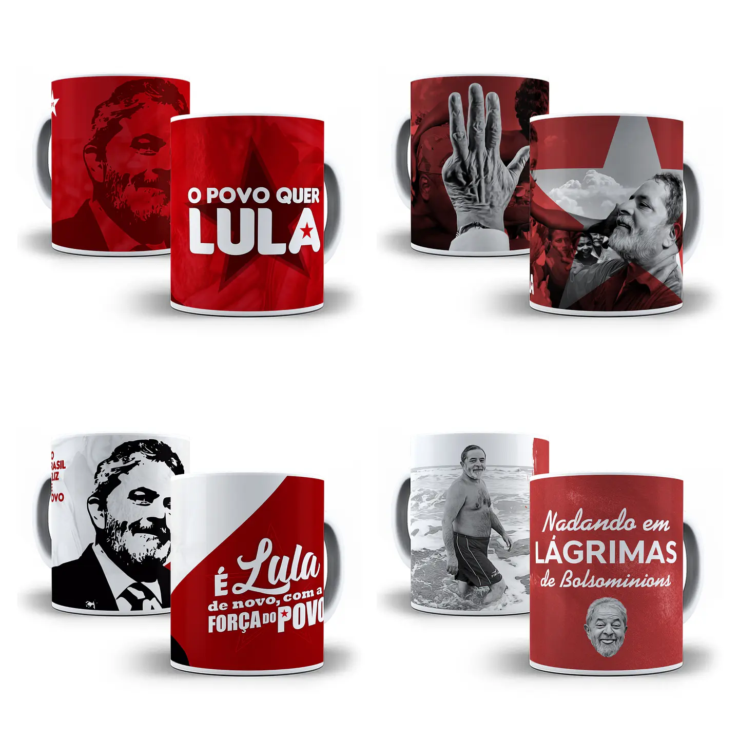 21 Artes Caneca Lula Arquivos Sublimação Png 2