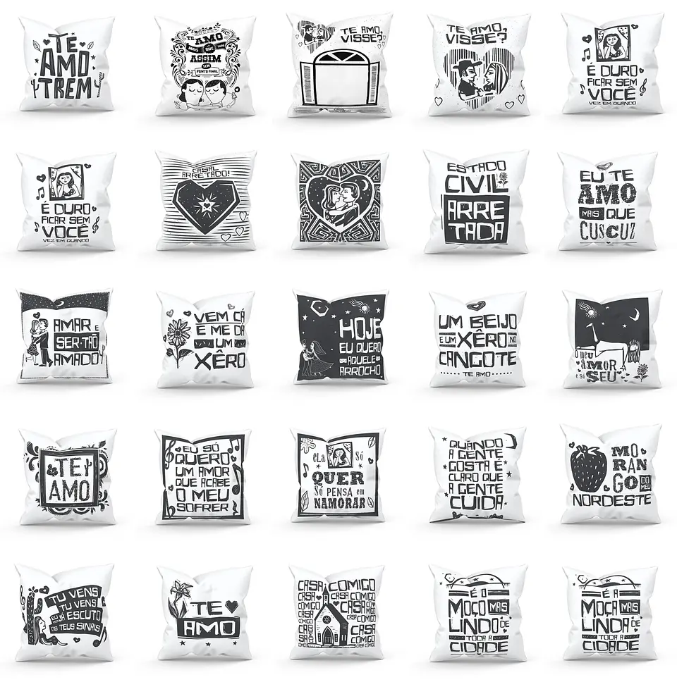 Artes Caneca Dia dos Namorados Camisa Almofadas Completo Arquivos Jpg Png + Mockups 5