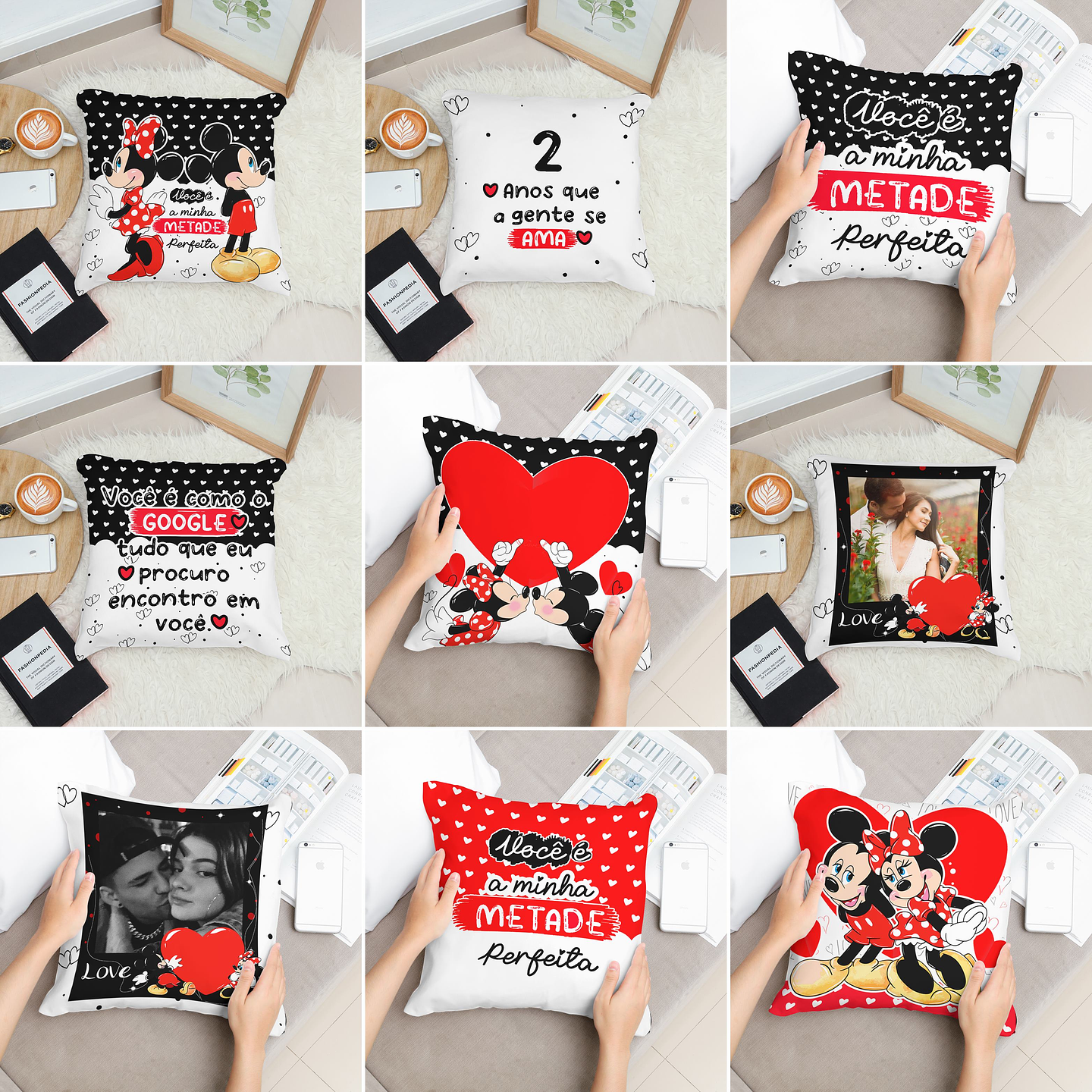 Kit Artes Caneca Camisa Namorados Mickey Love Arquivos Sublimação 3