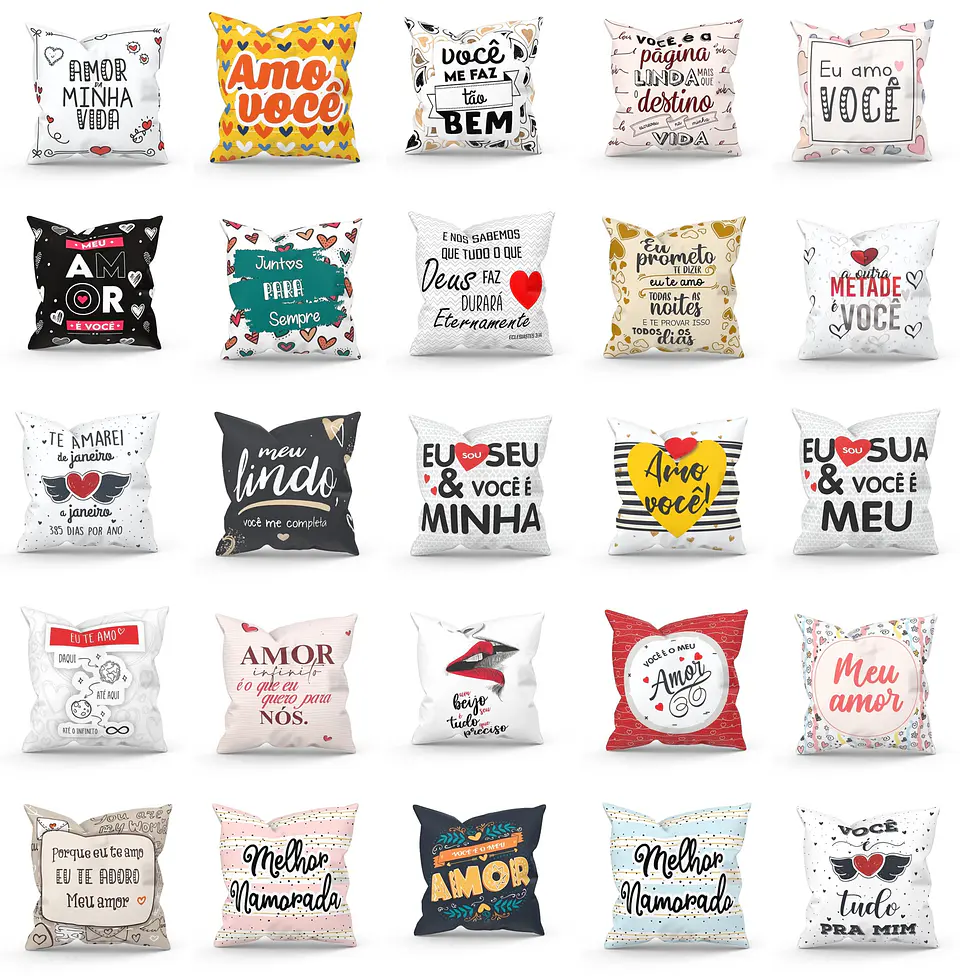 Artes Caneca Dia dos Namorados Camisa Almofadas Completo Arquivos Jpg Png + Mockups 9