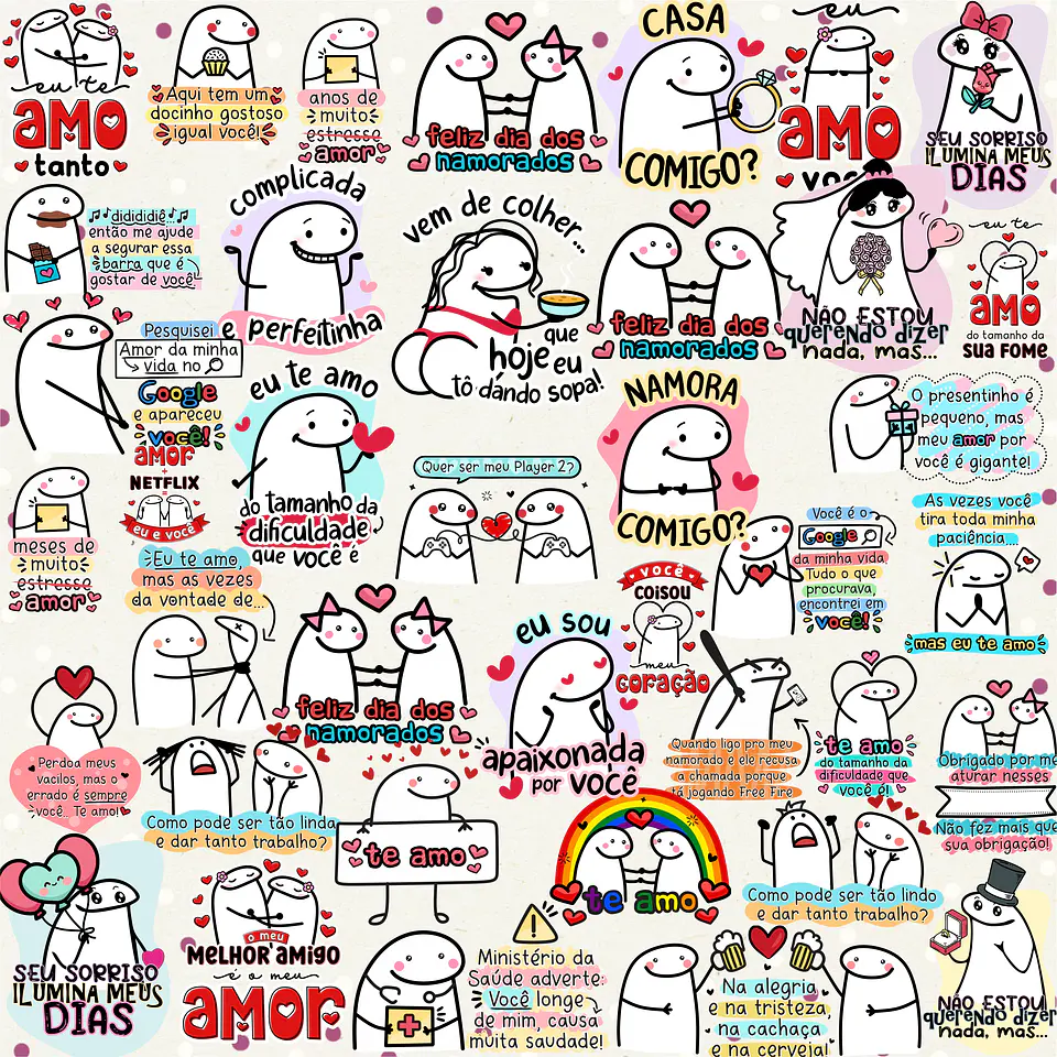 Arte Flork Dia dos Namorados Arquivo Completo 6