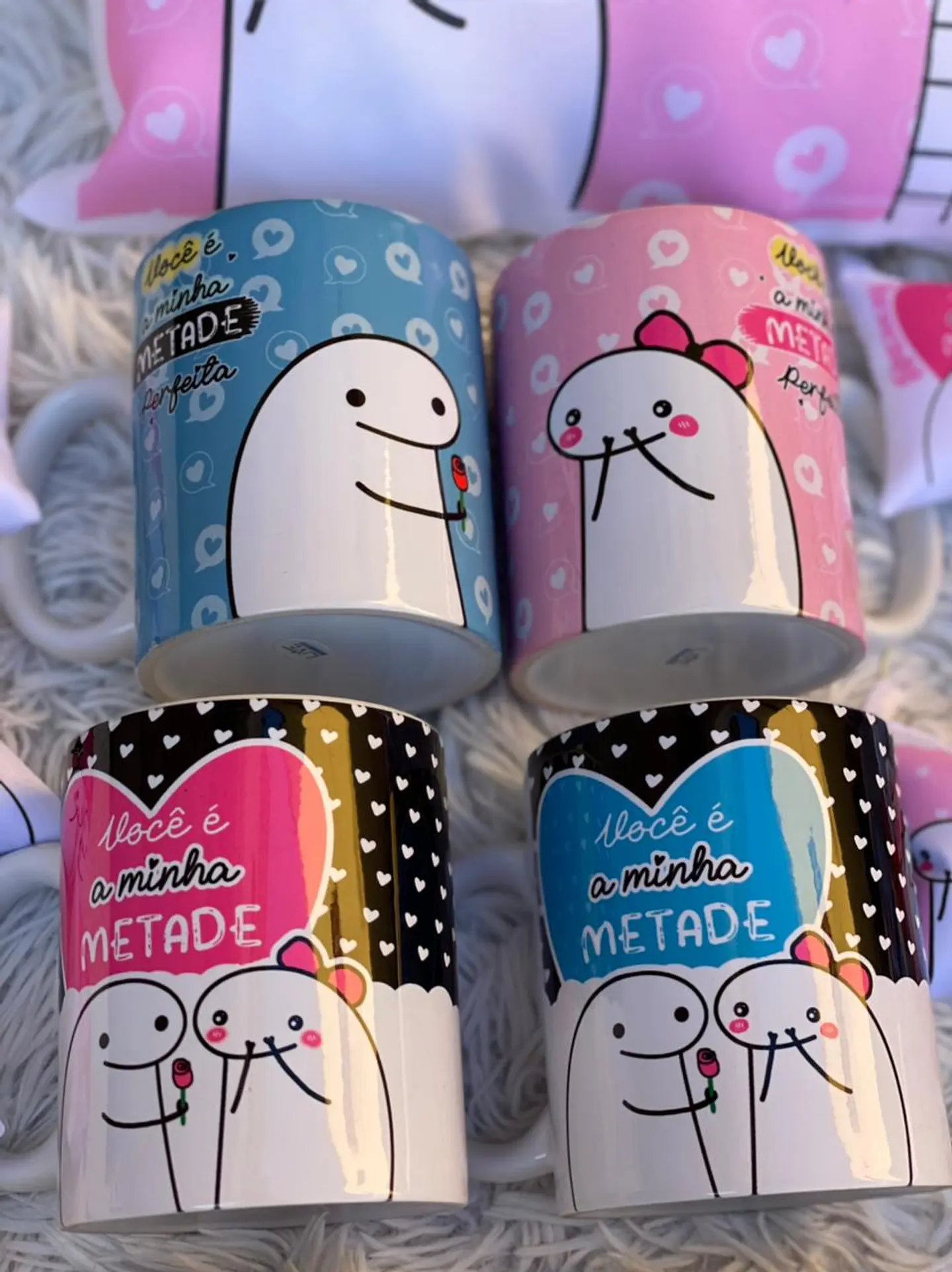 Pack Artes Canecas Sublimação Flork Namorados Arquivos Png 8