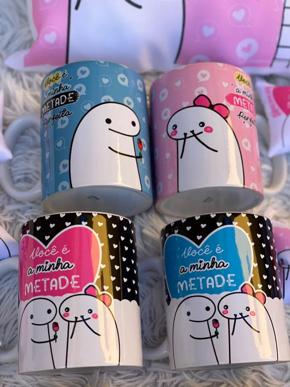 Pack Artes Canecas Sublimação Flork Namorados Arquivos Png 8