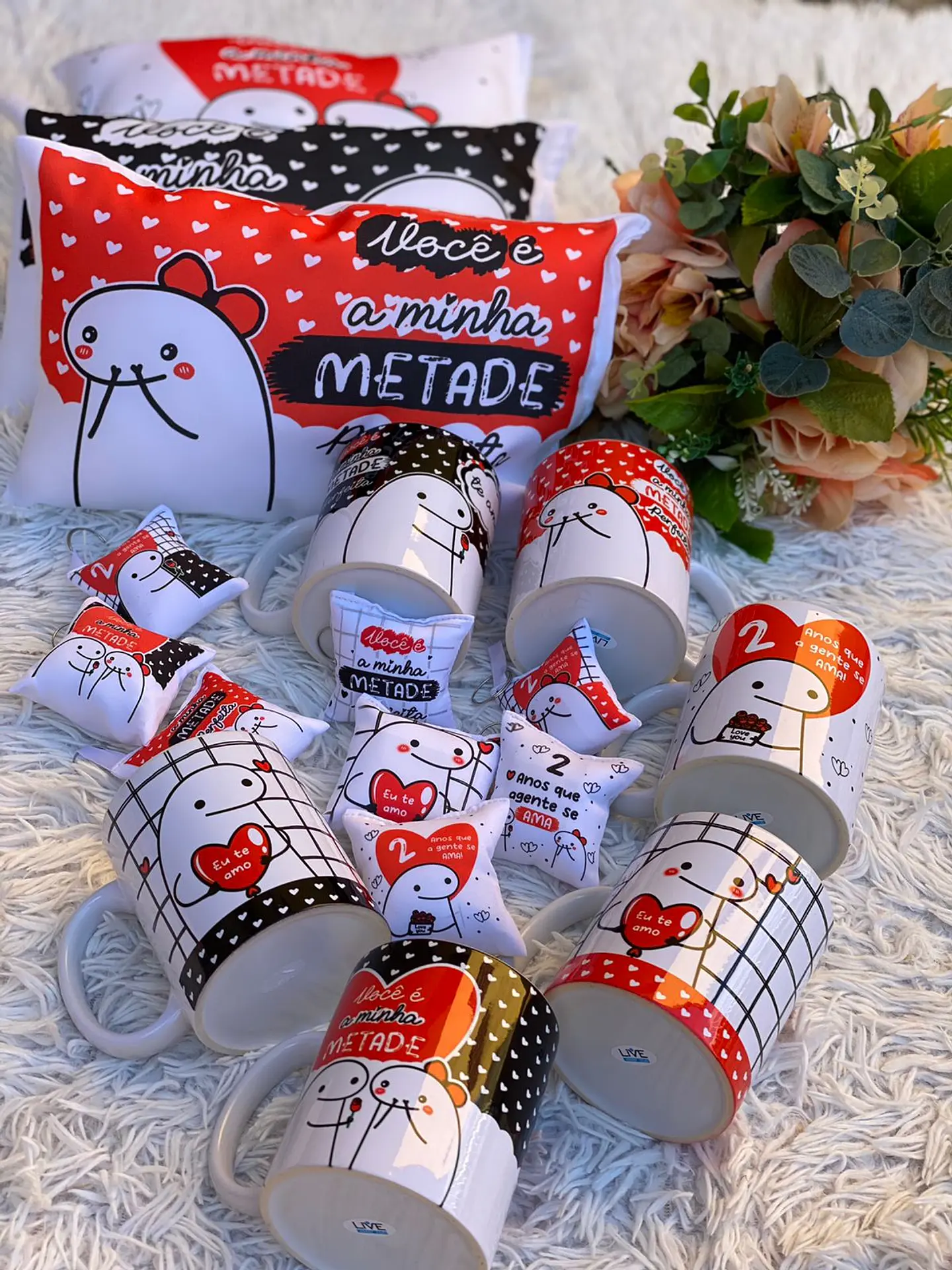 Pack Artes Canecas Sublimação Flork Namorados Arquivos Png 10