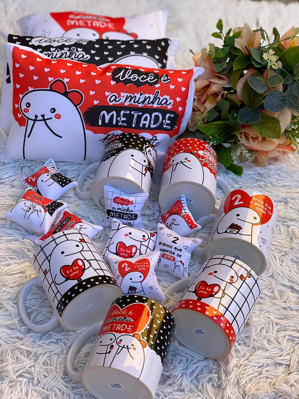 Pack Artes Canecas Sublimação Flork Namorados Arquivos Png 10