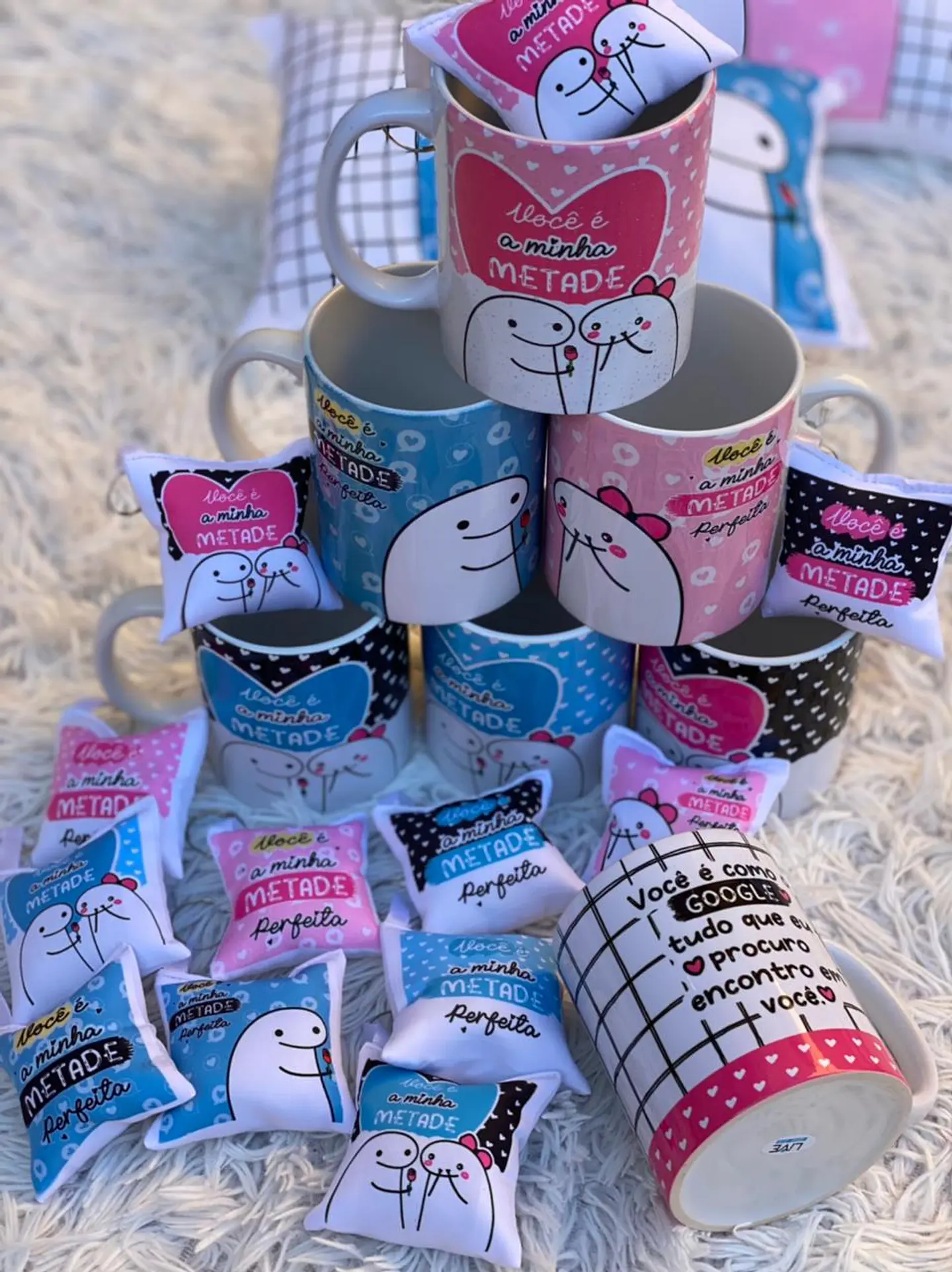 Pack Artes Canecas Sublimação Flork Namorados Arquivos Png 11