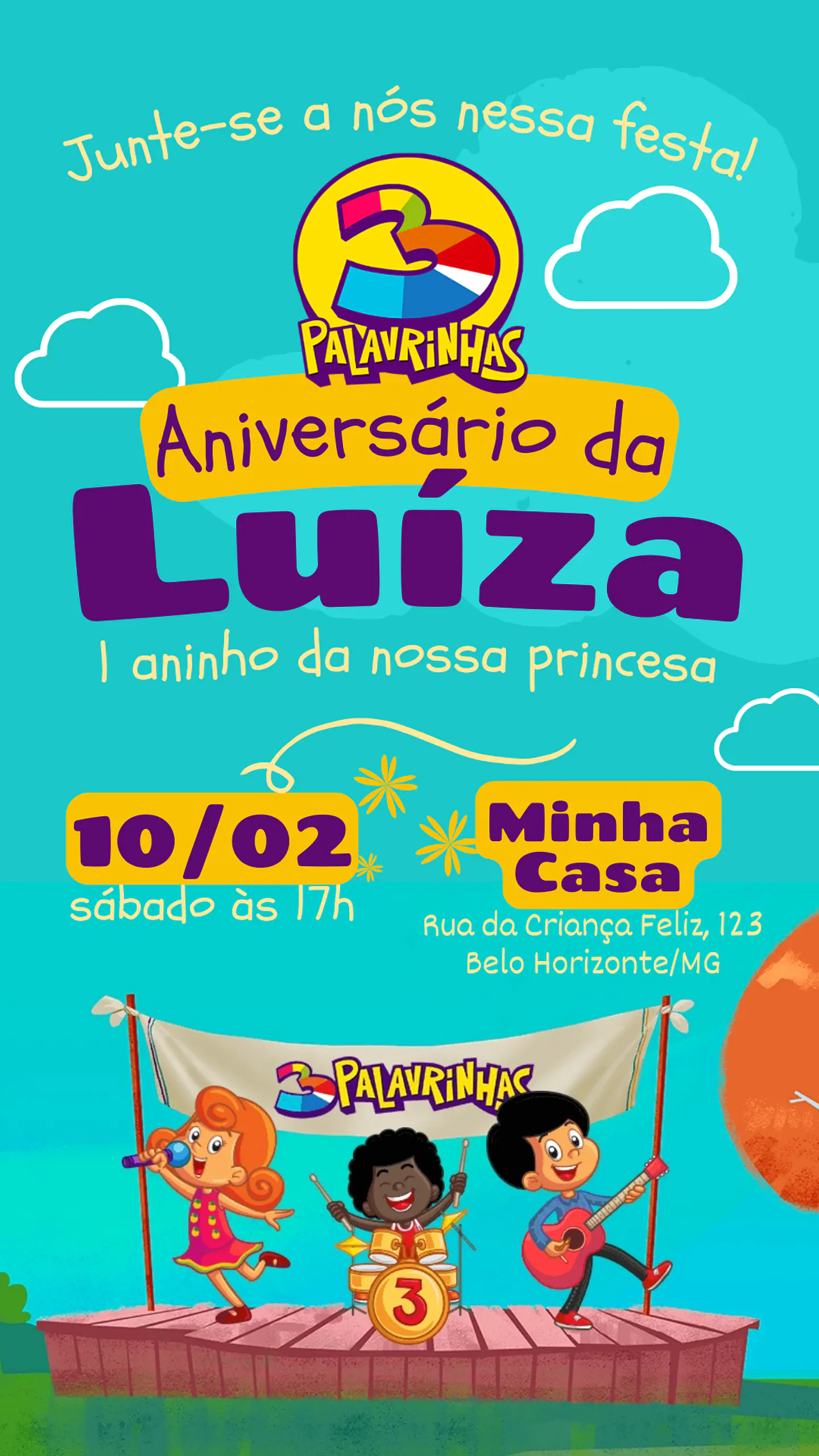 Pack Canva Convites Infantis Templates Editáveis 20 Artes 4