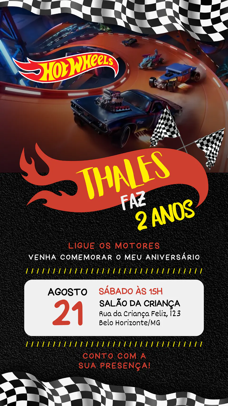 Pack Canva Convites Infantis Templates Editáveis 20 Artes 5