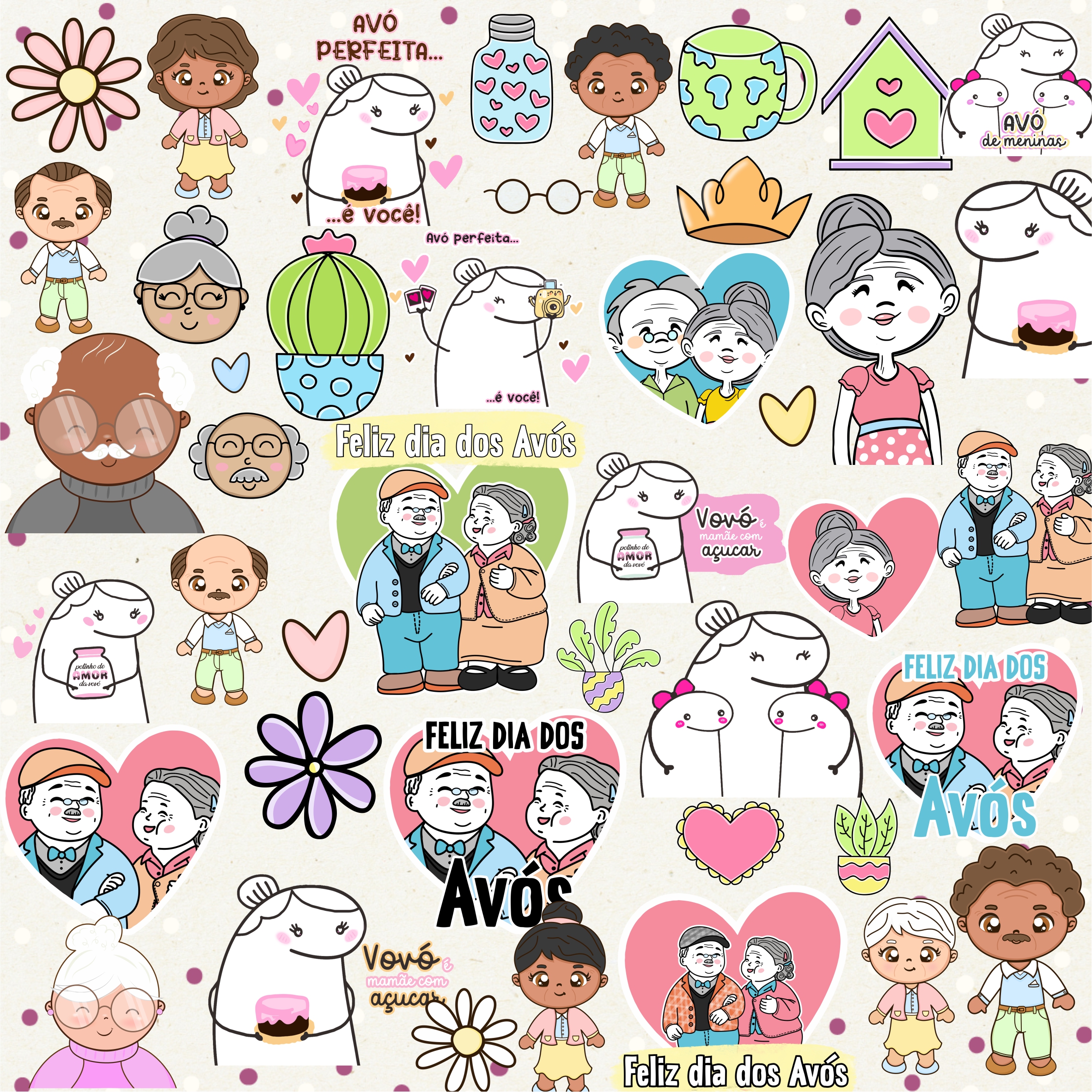 30 Artes Caneca Dia dos Avós Flork e Outros Arquivos Png 3