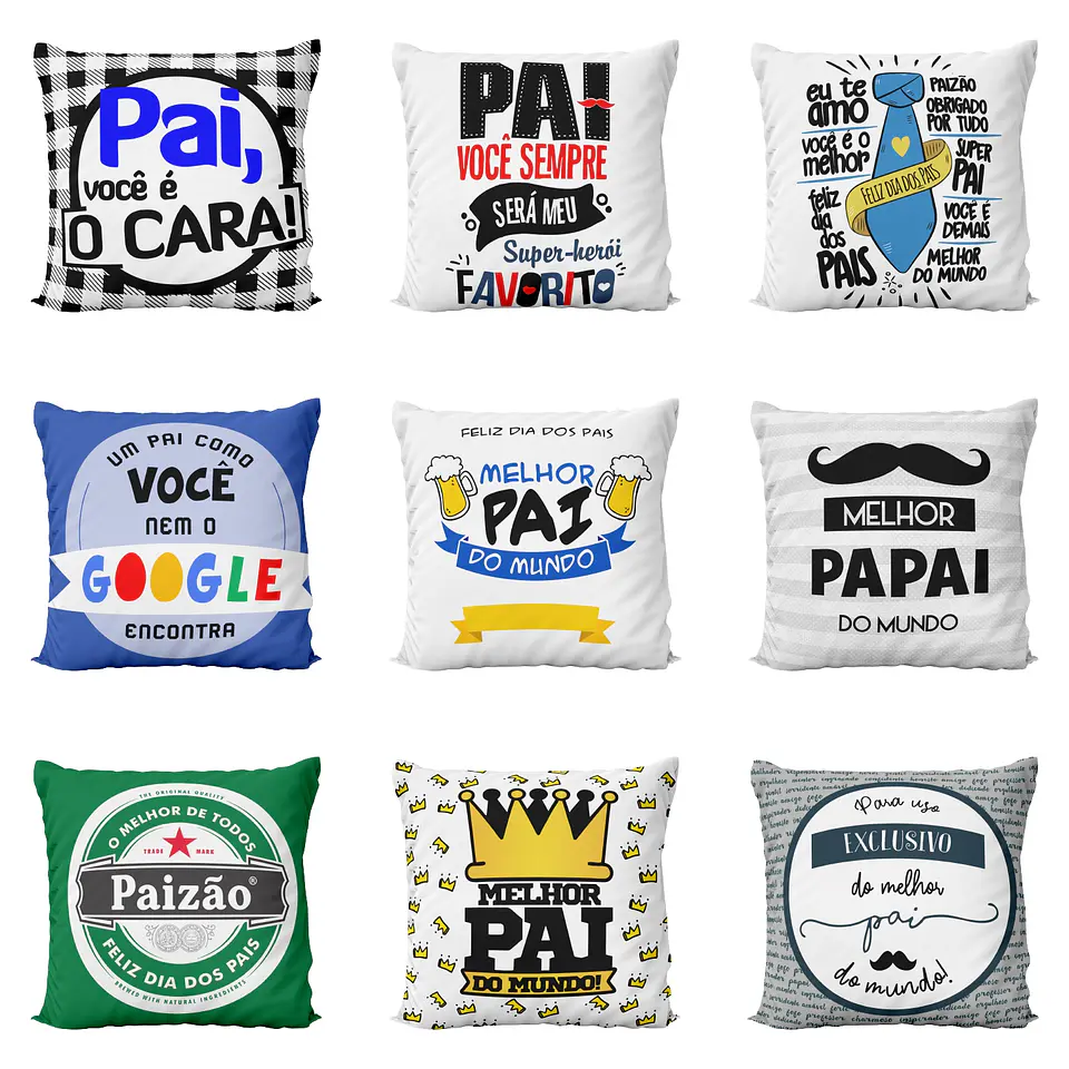 Artes Caneca Dia dos Pais Camisa Almofadas Completo Arquivos Jpg Png + Mockups  5