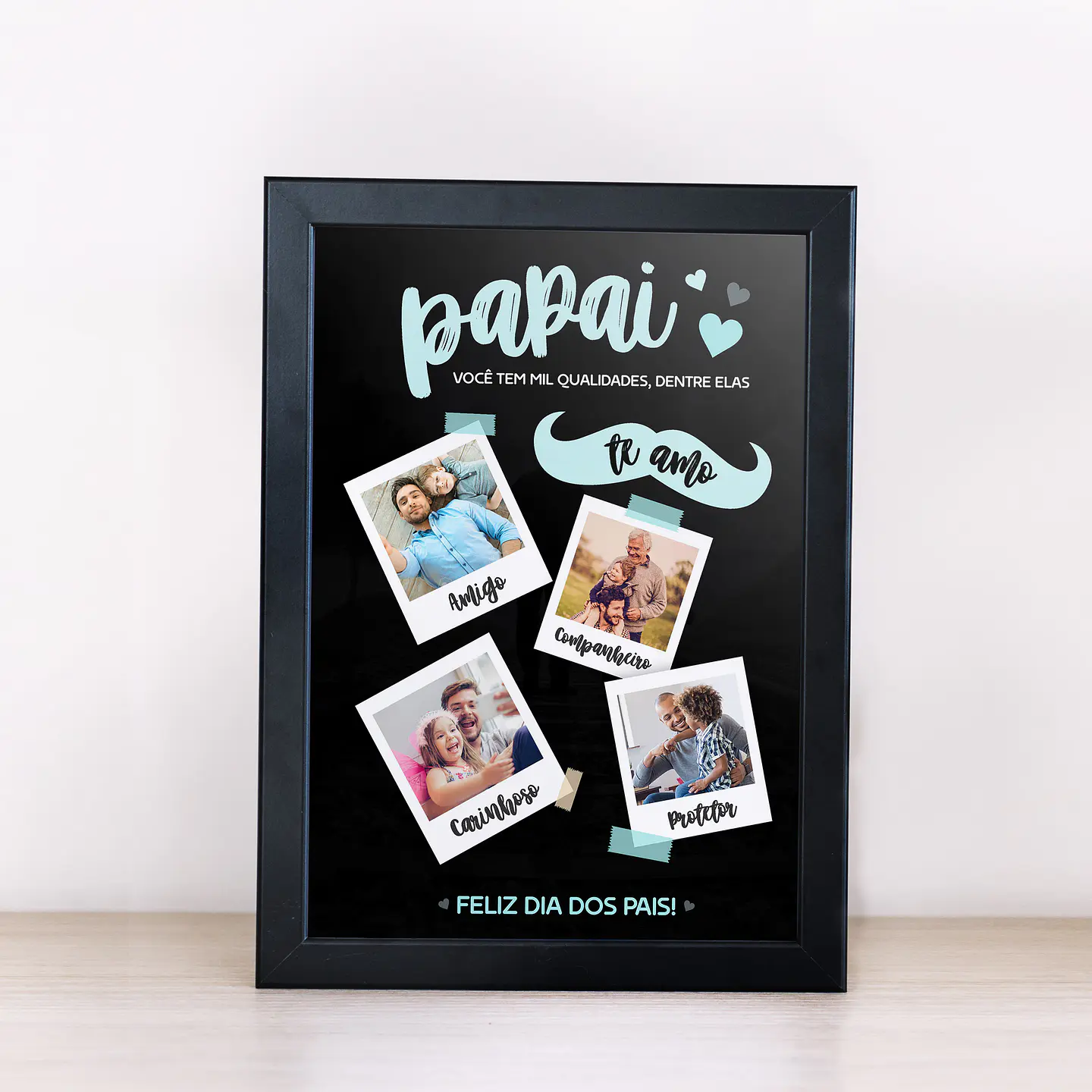 Arte Quadro Dia dos Pais 35 Arquivos Editáveis + Pdf Png 10