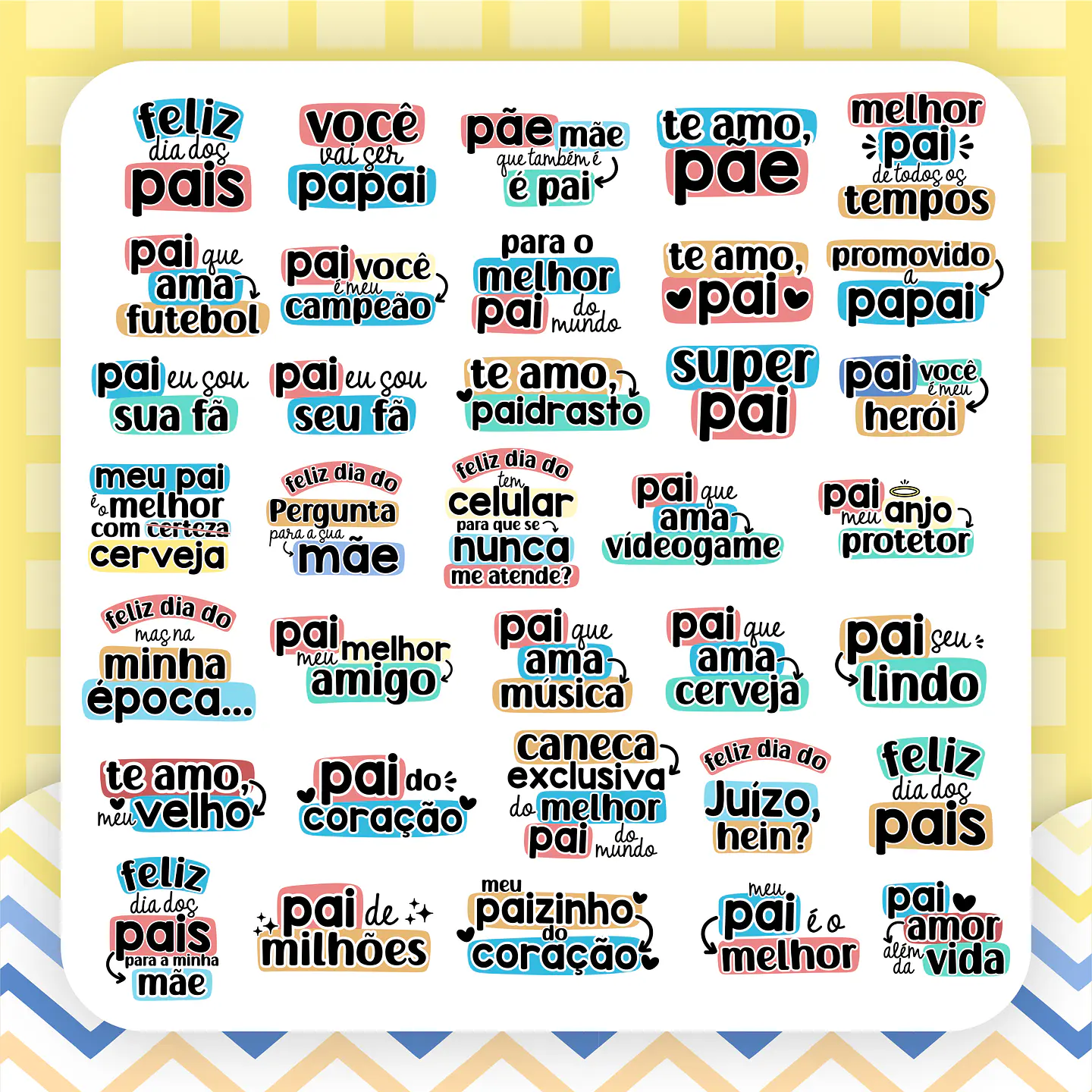 Kit Digital Florks Dia dos Pais Arquivos Png   4