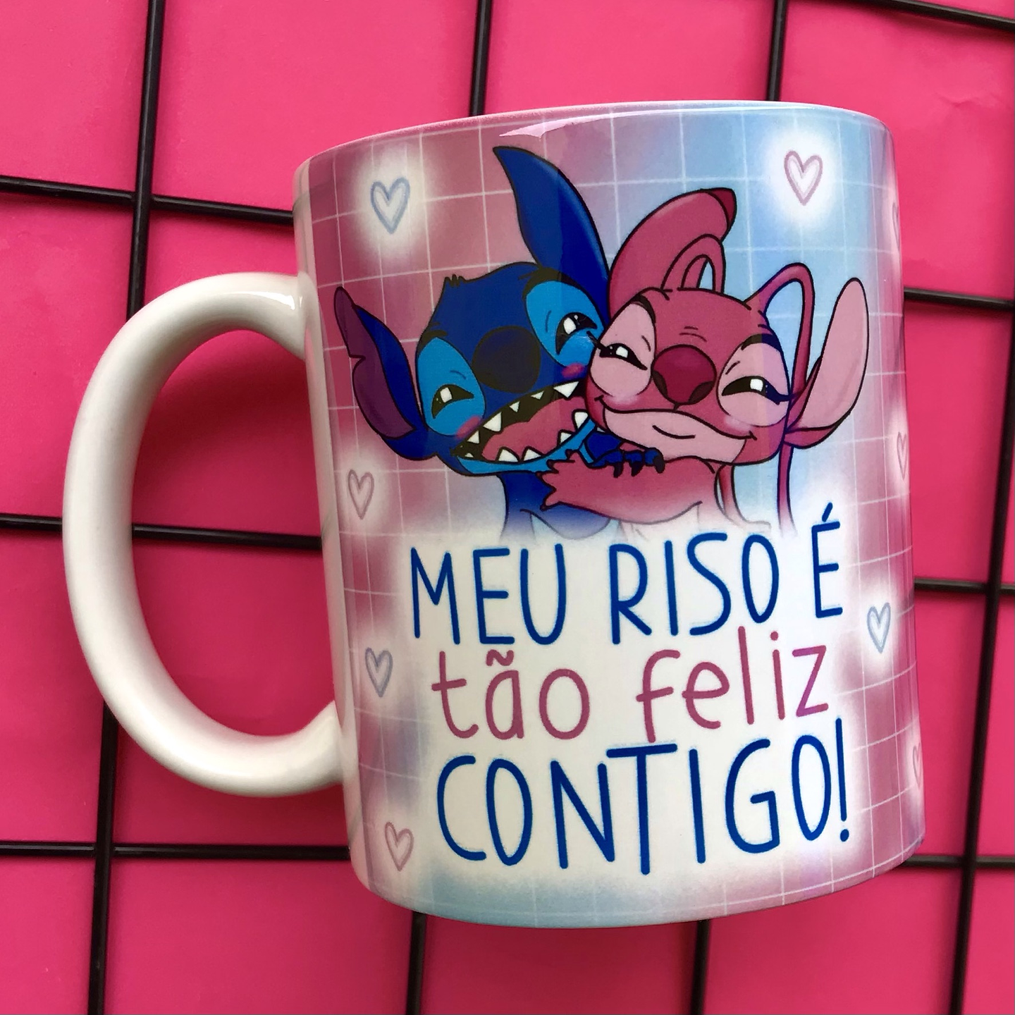 12 Artes Caneca Stitch e Angel Arquivo Editável Pdf + Jpg 7