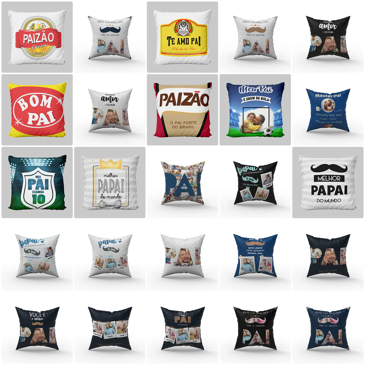 Artes Caneca Dia dos Pais Camisa Almofadas Completo Arquivos Jpg Png + Mockups  13