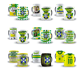 9 Artes Caneca Brasil Copa 2022 Editável em Corel Draw + Png