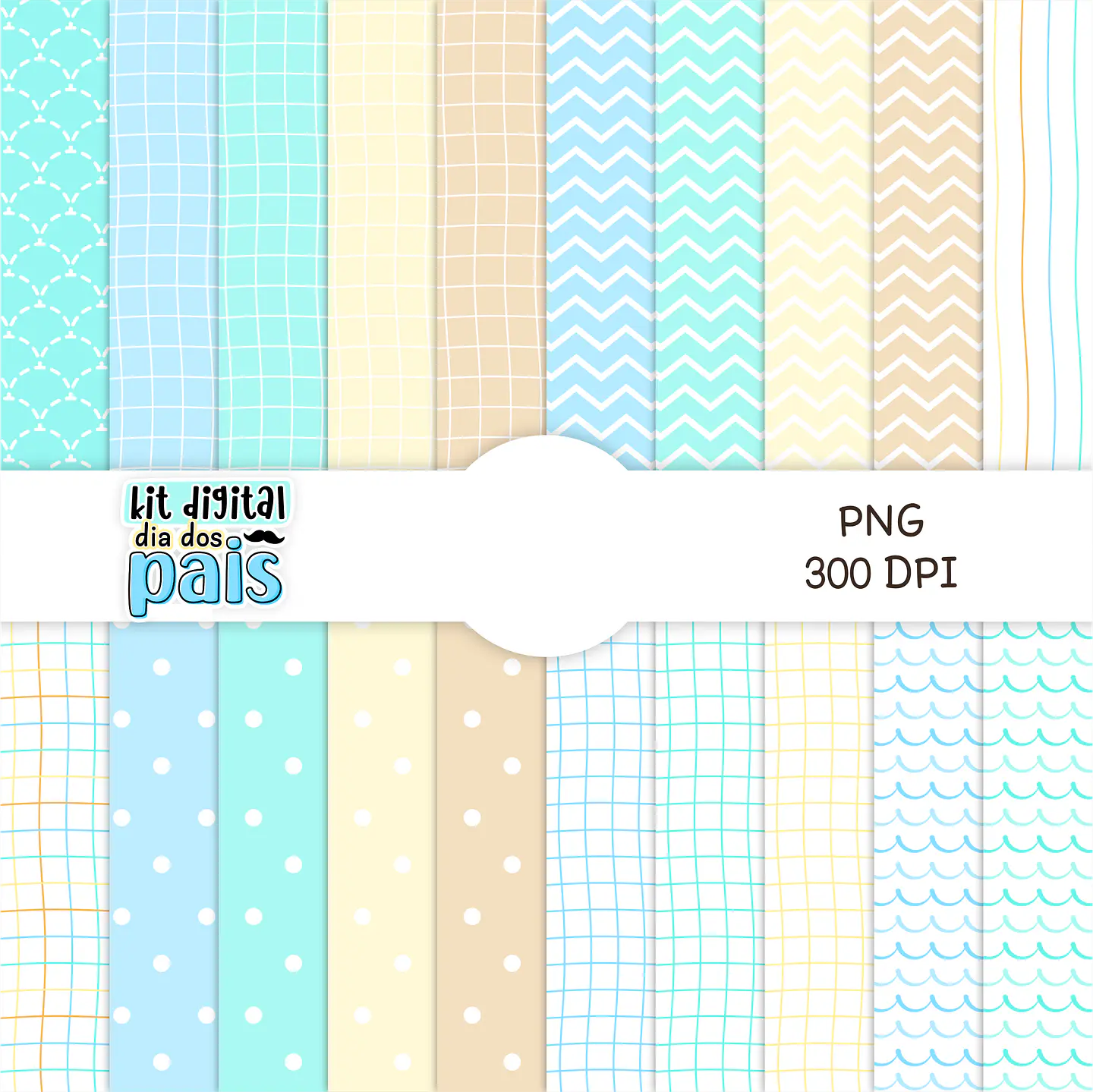 Kit Digital Dia dos Pais 3 em 1 Sublimação Arquivos Completo 14