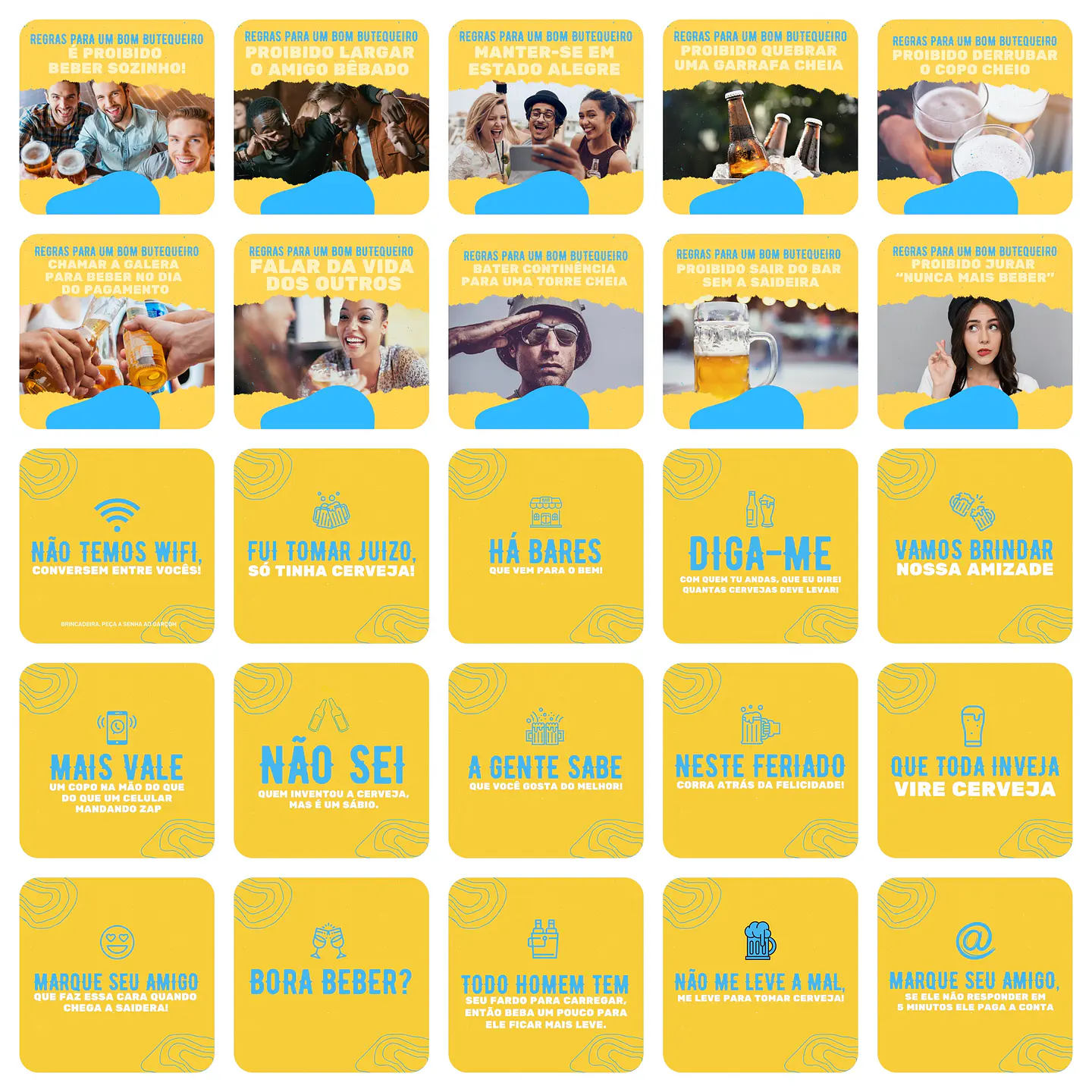 Pack Canva Bares Bar Cervejaria Templates Editáveis 200 Artes + Legendas 4