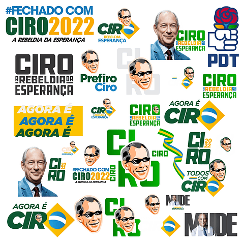 Kit Digital Ciro Gomes Sem Fundo Eleições Política 30 Arquivos Png