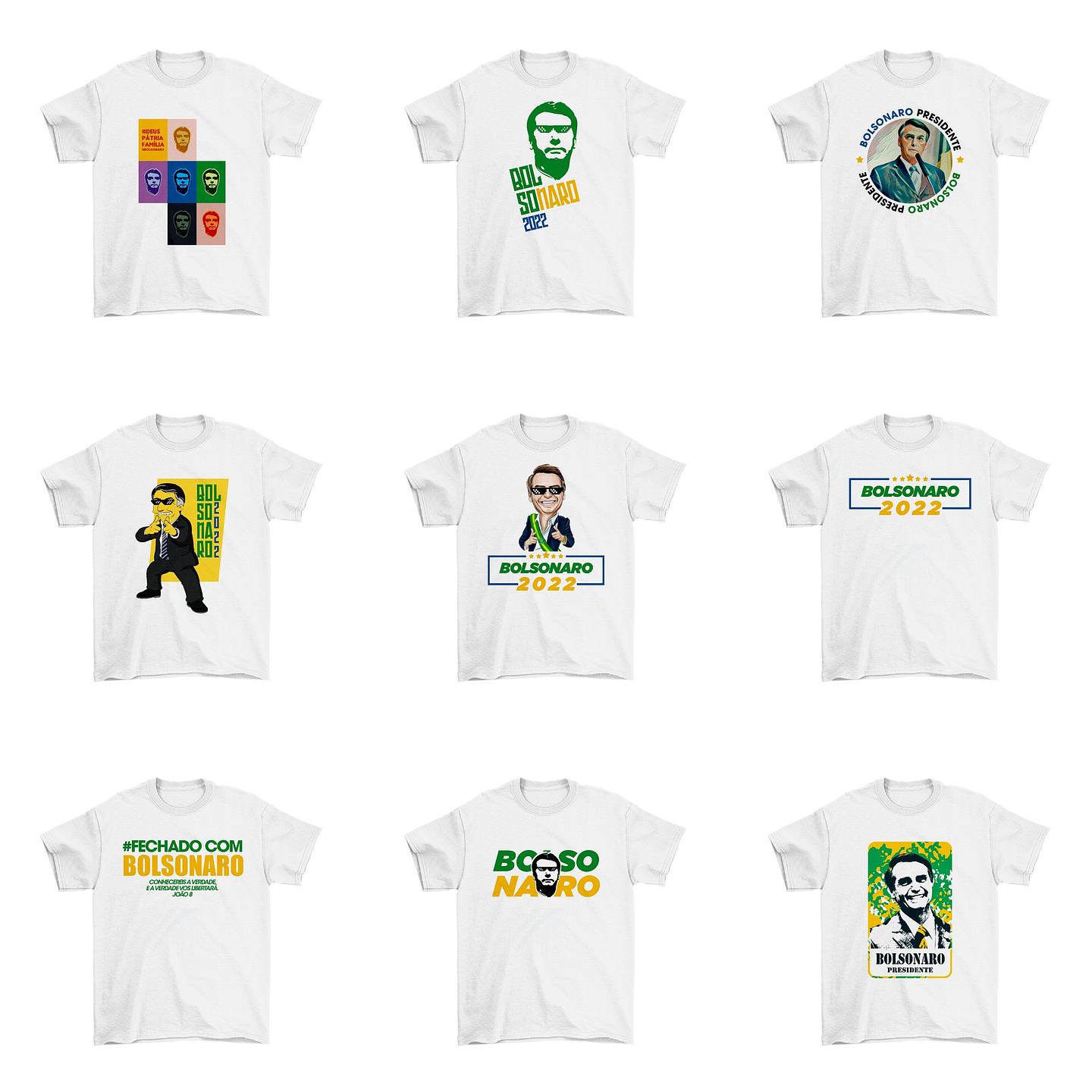 32 Artes Camisa Bolsonaro Eleições Política Sublimação Arquivos Png 1