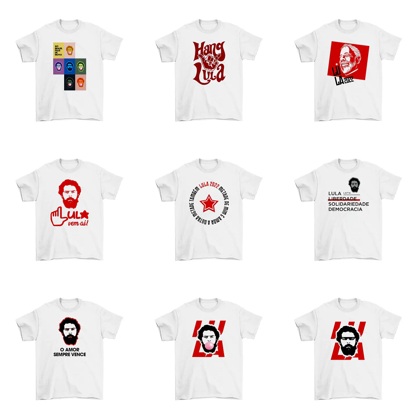 33 Artes Camisa Lula Eleições Política Sublimação Arquivos Png 1