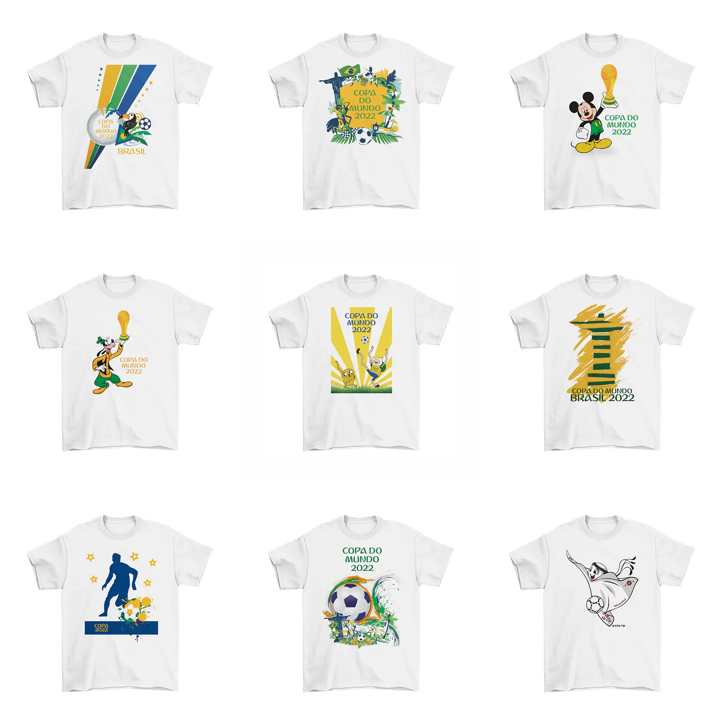 21 Artes Camisa Brasil Sublimação Arquivos Editáveis + Png 2