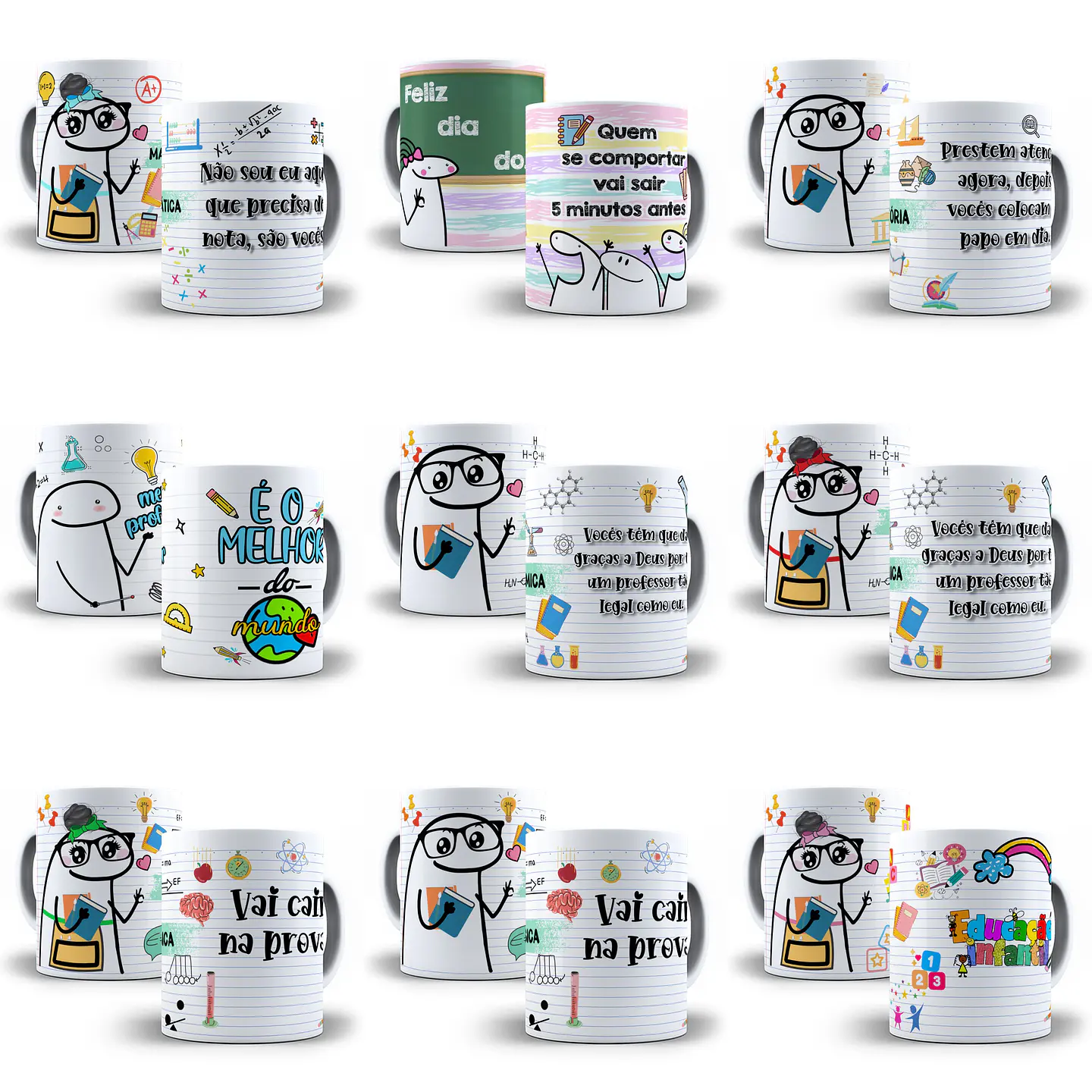 31 Artes Caneca Flork Dia dos Professores Arquivos em Jpg  2