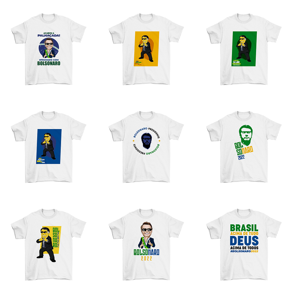 32 Artes Camisa Bolsonaro Eleições Política Sublimação Arquivos Png 4