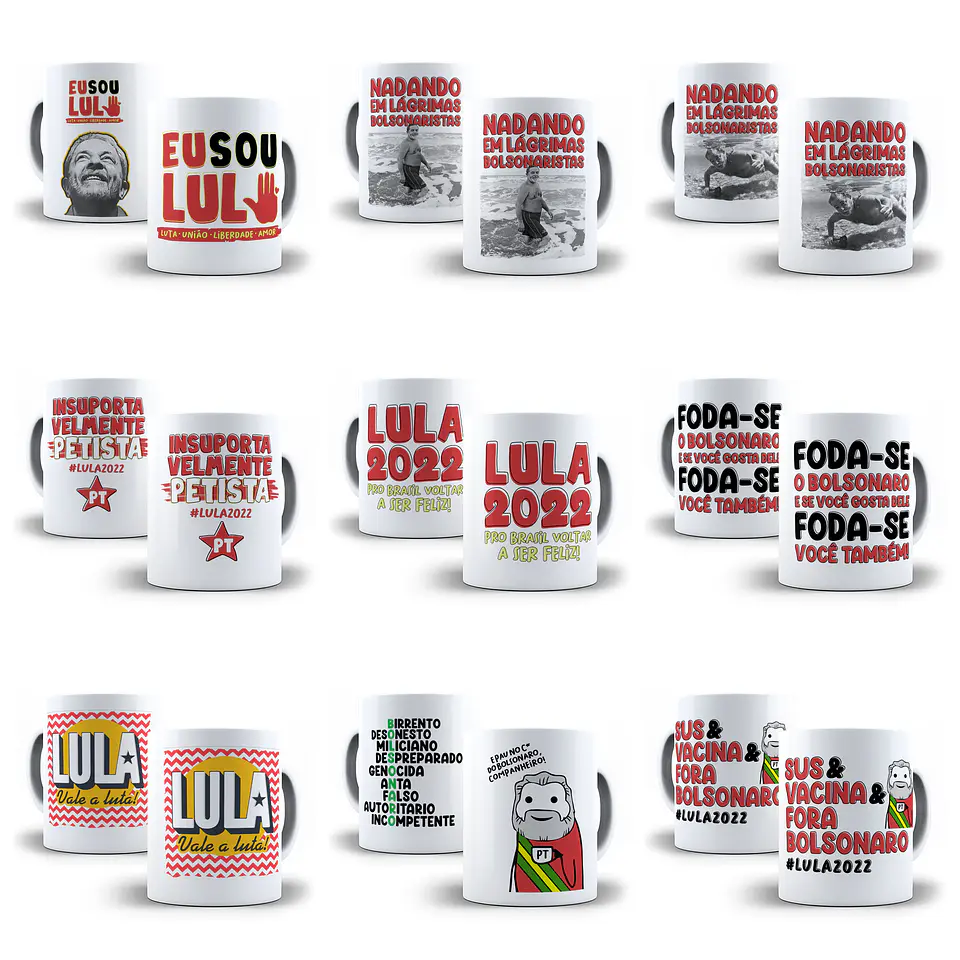 25 Artes Caneca Lula Eleições Política Sublimação Arquivos Jpg 1