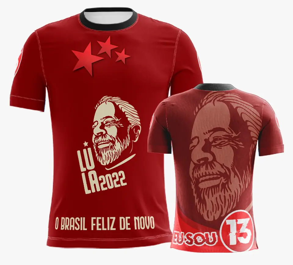 10 Artes Vetor Camisa Lula Eleições Política Sublimação Arquivos Corel Draw 4
