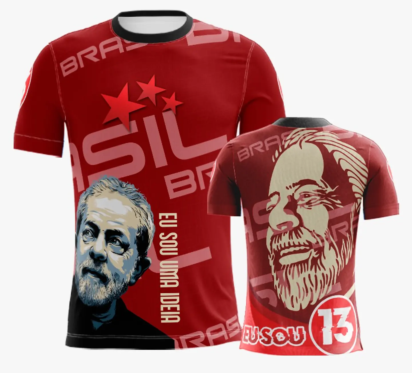 10 Artes Vetor Camisa Lula Eleições Política Sublimação Arquivos Corel Draw 5