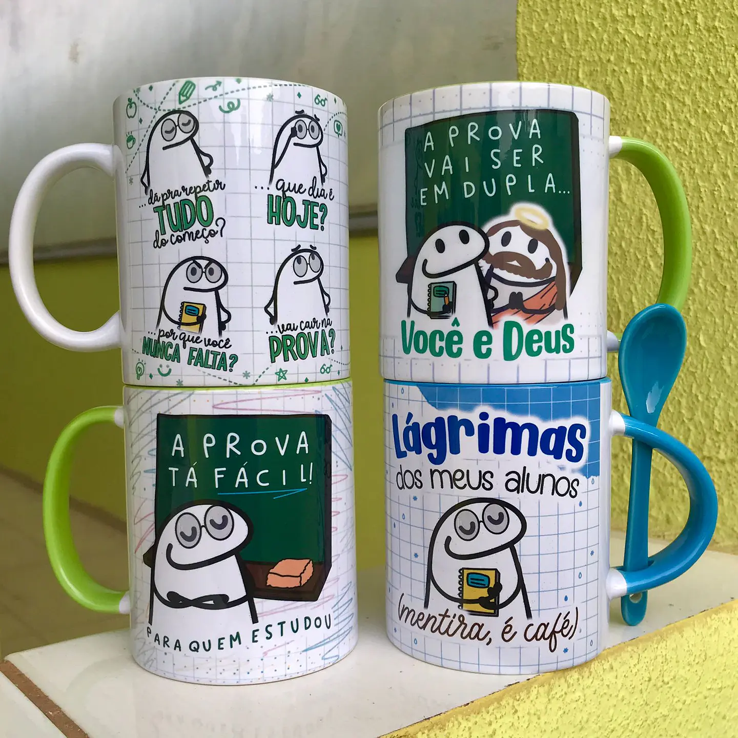 25 Artes Caneca Flork Dia dos Professores Arquivos Editáveis Pdf  5