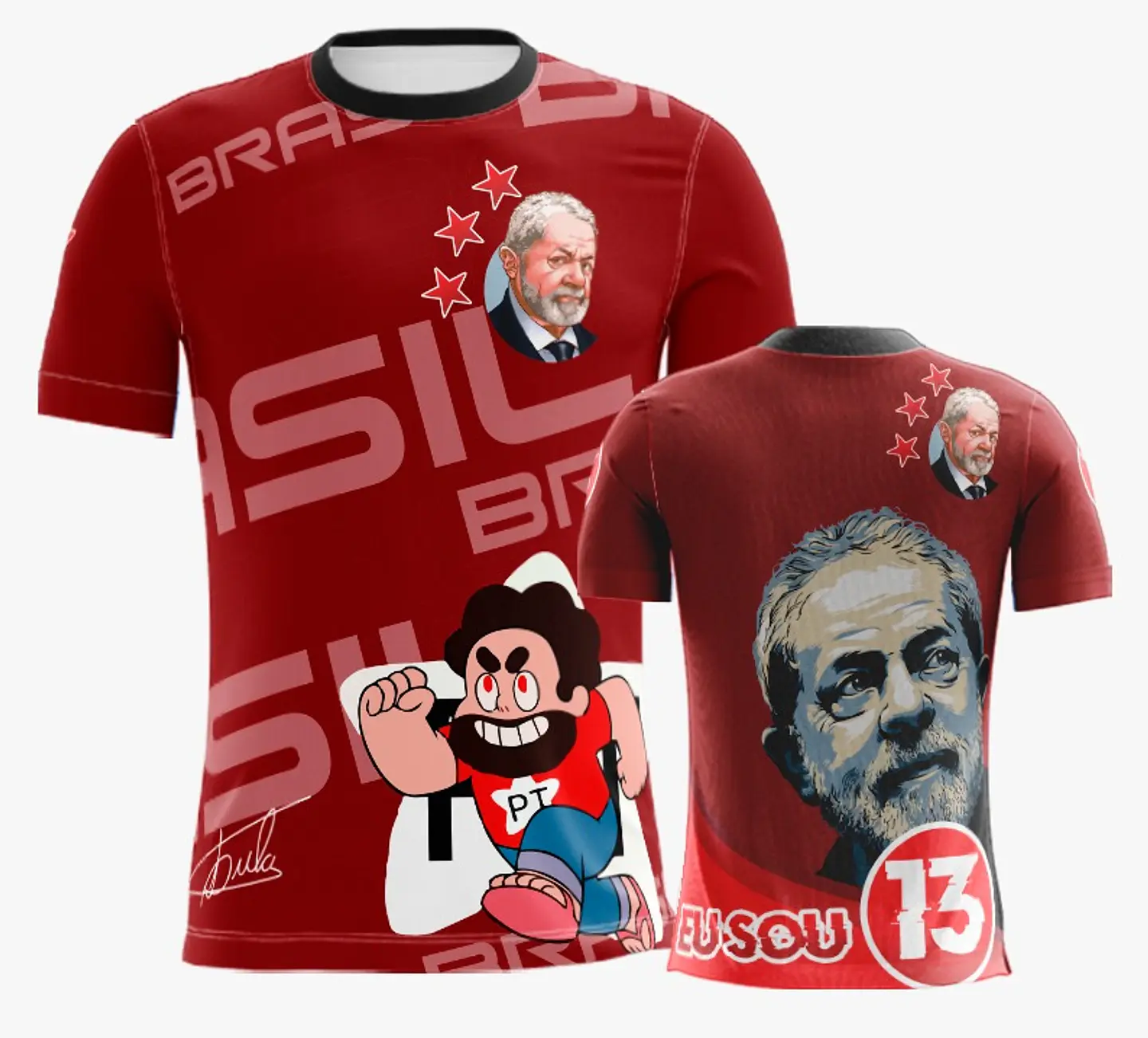 10 Artes Vetor Camisa Lula Eleições Política Sublimação Arquivos Corel Draw 11