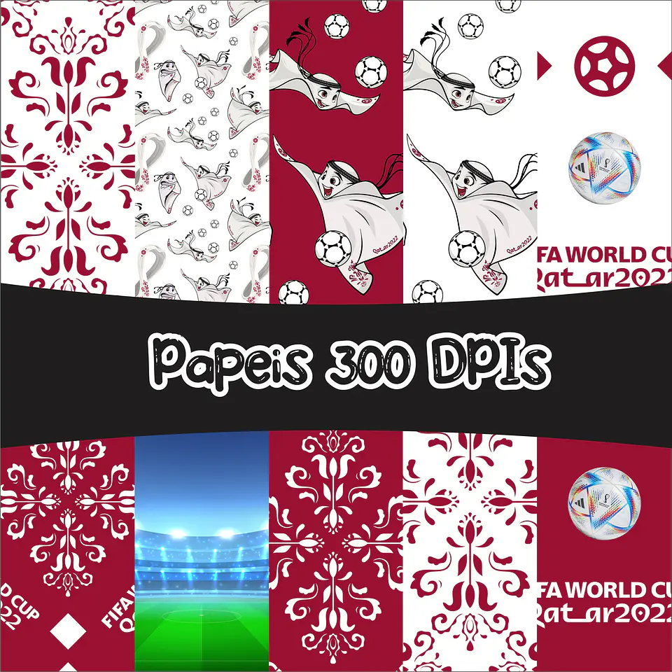 Kit Digital Qatar Copa 2022 sem fundo Arquivos Png  2